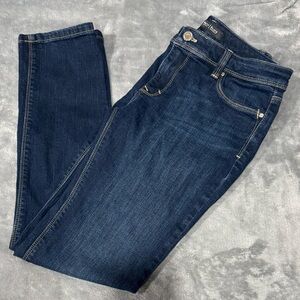 ~White House Black Market Dark Wash Slim Ankle Denim